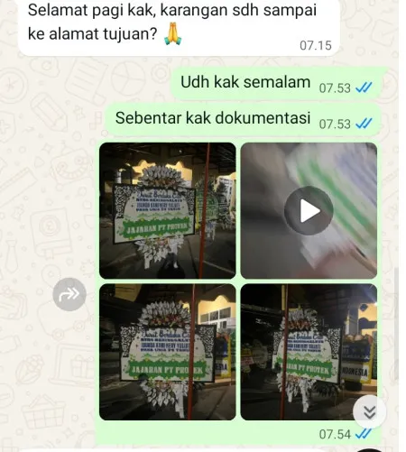 Pengiriman Papan Bunga Selamat Jurumudi