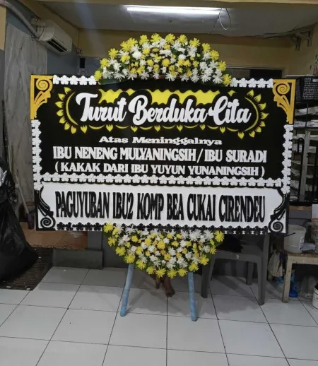Papan Bunga Duka Jurumudi